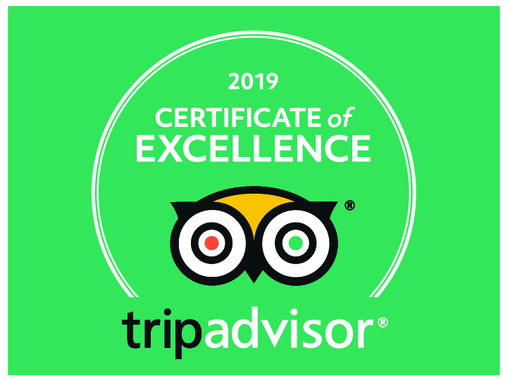 2019 Tripadvisor Certificate of Excellence
